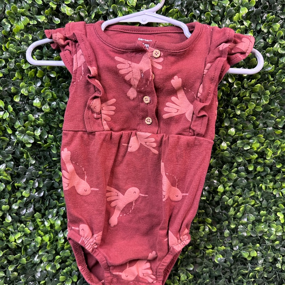 Carter's humming Rust Baby‎ onsie